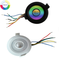 Spots encastrés Benory 24V Loxone PWM Dimmbar 12W RGBCCT blanc réglable, compatibles avec les downlights intelligents dimmables Loxone