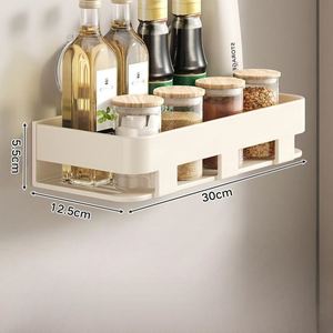 Modern Kitchen Storage <b>Rack</b> Carbon Steel No-Drill Knife Holder Suction Cup Wall-Mounted Pot Lid Seasoning Rust Resistant - Product Image 6