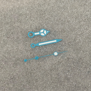 <span class=keywords><strong>BOMAX</strong></span> MARINA Messing-Uhrzeiger mit Blauen Kanten, Weiß-Grün Leuchtende Zeiger für NH35/36/4R/7S Japanisches Uhrwerk, Mechanische Uhrenteile - Product Image 2