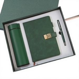 Ensemble cadeau d'entreprise personnalisé avec logo pour hommes, comprenant une tasse isotherme, une bouteille d'eau, une boîte cadeau pour la Saint-Valentin, la fête des enseignants - Product Image 2