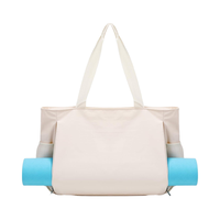 Sac de sport personnalisé pour femme, grande capacité, avec sangle pour tapis de yoga et compartiment à chaussures, fabricant OEM
