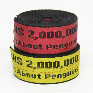 Bán buôn tùy chỉnh kích thước <span class=keywords><strong>Jacquard</strong></span> dệt dây an toàn vật liệu cao tenacity Polyester/Nylon <span class=keywords><strong>Webbing</strong></span> - Product Image 4