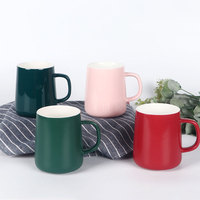 Glaçure colorée en céramique peut imprimer logo texte tasse à eau tasse multicolore tasse à café gravure