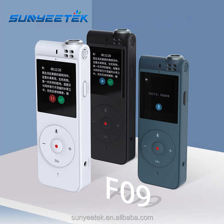 Sunyeetek F9 Oem Smart Recording Pen Translation Recorder Translate 6 Languages Voice Translate