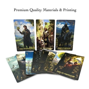 Set <span class=keywords><strong>di</strong></span> <span class=keywords><strong>Carte</strong></span> dei <span class=keywords><strong>Tarocchi</strong></span> Completamente Personalizzabile con Scatola <span class=keywords><strong>di</strong></span> Stoccaggio Rigida, <span class=keywords><strong>Carte</strong></span> Oracolo <span class=keywords><strong>di</strong></span> Dimensioni Standard per Intrattenimento e Feste - Product Image 3