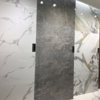 750x1500mm 11mm d'épaisseur marbre gris poli carreaux de sol et de mur en porcelaine émaillée grès JM758248F