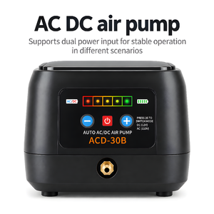 משאבת אוויר נטענת USB AC/DC דו-מצבי עם דיאפרגמה לאוורור דגים חיים, להובלת דגים, לבריכות דגים ולדיג בחוץ. - Product Image 1