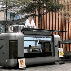 Nouvelle remorque de camion de restauration mobile, équipement de restauration rapide - Café, glace, hot-dogs, design populaire pour la rue, camion de café mobile - Product Image 6