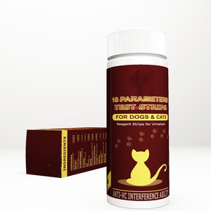 Bandelettes de test <span class=keywords><strong>urinaire</strong></span> pour chiens, chats et animaux de compagnie, 10 paramètres : pH, infections, diabète, test vétérinaire - Product Image 4