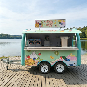 Remolque de Pizza Totalmente Equipado, Camión de Comida de Acero Inoxidable para Smoothies, Carrito de Catering para Sándwiches con Certificación DOT - Product Image 1