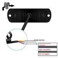 Accessoires de voiture, lumière d'avertissement LED 12V Macon et indicateur latéral, éclairage ambiant pour voiture, camion, remorque