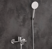 Robinet de salle de bains à poignée unique, articles hygiéniques de lavabo modernes baignoire sur pied, 20025