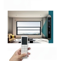 Fenêtre électrique de balcon à levage direct usine, résistante au vent, insonorisée, intelligente, télécommandée, en aluminium, à ouverture verticale