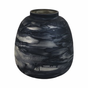 Vaso rotondo in vetro decorativo per fiori, centrotavola moderno, complemento d'arredo per la casa - Product Image 4