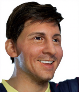 Figura de cera de jugador de <span class=keywords><strong>fútbol</strong></span> de resina con escultura de vida más nueva - Product Image 1