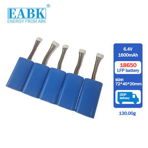 Produk baru <span class=keywords><strong>3</strong></span>.2V 1600mAh, baterai LiFePO4 isi ulang dengan garansi <span class=keywords><strong>3</strong></span> tahun, MOQ rendah baterai EABK Grade a 18650 LFP, - Product Image 2
