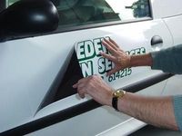 Autocollant magnétique pour voiture personnalisé avec impression UV, résistant aux UV, imperméable, 18x24 pouces, multicolore, pour la publicité immobilière, pour camionnette