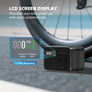 NEWO BL06 pompa ban sepeda elektrik Mini portabel pompa sepeda tekanan tinggi dengan Aksesori bersepeda tipe katup Schrader - Product Image 5