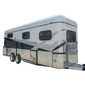 Remorque de transport de chevaux haut de gamme pour 2 chevaux avec porte-tapis - Product Image 2