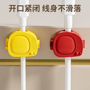<b>Hook</b> TV Data Cable Universal Cable Organizer Student Dormitory No Marks No Punching <b>Sticky</b> <b>Hook</b> Desktop Storage Fixed - Product Image 5