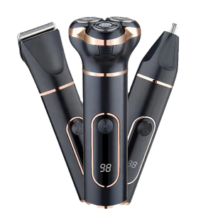 Kit de Aseo 3 en 1 con Triple Cuchilla <span class=keywords><strong>DSP</strong></span> - <span class=keywords><strong>Afeitadora</strong></span> Eléctrica, Recortadora de Vello Nasal y Facial, Recargable por USB, Resistente al Agua IPX6, 90min - Product Image 1