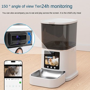 Distributore Automatico di Cibo per Animali Domestici OEM Personalizzato con Telecamera, Dispenser di Cibo per Animali con Video Bidirezionale, Consegna Rapida per Vendita all'Ingrosso - Product Image 4