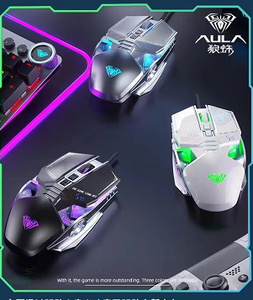 อูล่า S33 เมาส์สำหรับเล่นเกมแบบมีสาย 2000 DPI RGB แบ็คไลท์แบบกลไก 7 ปุ่มตั้งโปรแกรมได้ตามหลักสรีรศาสตร์ USB สำหรับพีซี/แล็ปท็อป/เดสก์ท็อป/แมค - Product Image 3