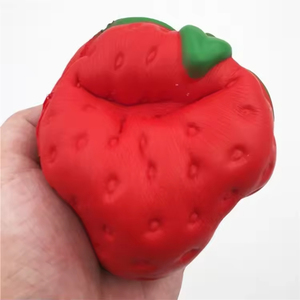 Large Size Strawberry Squeezing Toy Soft Slow <b>Rebound</b> Realistic Fruit Stress Relief Toy for Kids - Product Image 5