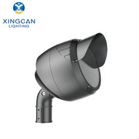 Projecteur LED extérieur étanche IP65, rond, 24W 36W 60W, en aluminium, pour aménagement paysager, éclairage de jardin
