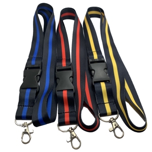 Bán Buôn Trống Dây Buộc Dây Mỏng Màu Xanh Dòng Vòng Cổ Dây Buộc/Tự Kỷ Nhận Thức Câu Đố Mảnh In Dây Buộc Điện Thoại Id Chủ Thẻ - Product Image 6