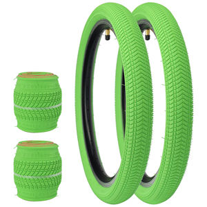 Vélo BMX pliable pour enfants ZUKKA 20''x2.125'', pneus pneumatiques à bande de roulement rainurée, caoutchouc durable, plusieurs couleurs disponibles - Product Image 4