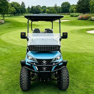 Carrito de Golf Eléctrico de 6 Plazas de Baja Velocidad, Envío Directo de Fábrica Nuen, para Atracciones Turísticas y Transporte en Zonas de Vacaciones - Product Image 1