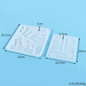 Hot Bán DIY Pha Lê Nhỏ Giọt Khuôn Đặt Đồ Chơi Súng Mô Hình Silicone Nhựa Bánh Trang Trí Khuôn Cho Túi Thực Phẩm Đóng Gói - Product Image 5