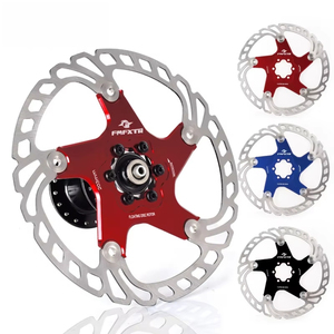 Sonnette de sécurité en forme de cœur pour vélo de montagne en acier inoxydable avec disque de frein flottant - Product Image 1