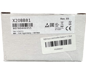 ใหม่ X20BB81 B&R Automation X20 ซีรีส์โมดูลบัสเบสยูนิต, 24VDC - Product Image 4
