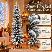Sapin de Noël artificiel en PVC dense effet neige, idéal pour la décoration de la maison, des hôtels et des centres commerciaux - Vente en gros par le fabricant