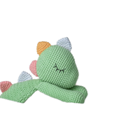 Dinosaure Lovey Crochet Couette Jouet Crochet Dinosaure Sécurité Couette Couverture Bébé Couette Poupée