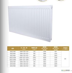 Radiateurs en acier de qualité diversifiés fabriqués en Chine, normes de <span class=keywords><strong>chauffage</strong></span> de l'eau <span class=keywords><strong>pour</strong></span> la chambre à coucher, le salon, <span class=keywords><strong>pour</strong></span> un usage domestique - Product Image 1