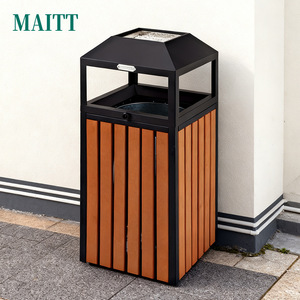Customized outdoor trash cans, stainless steel recycling <b>bins</b>, outdoor fruit peel <b>bins</b>, for parks, residential areas, scenic - Product Image 3