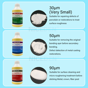 Baru 1 Buah Dental Aluminium Oxide Sandblaster Powder 30UM 50UM 90UM Micron Aluminium OXIDE Powder Air Jet Flow Pemoles Gigi - Product Image 6