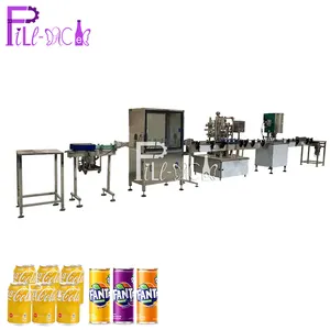 1500BPH carbonated beverage soft drink soda water / cola / sparkling water can washing filling capping machine / equipment/ line