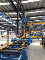 Línea de Producción de Vigas en H Soldadas con Motor Marca Wanxin, 1 Año de Garantía