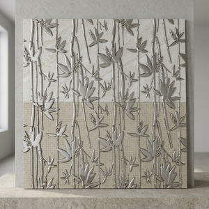 Azulejos de cerámica de diseño para pared, acabado dorado y plateado de alto brillo, 30x60 para decoración interior pulida para exteriores, tercera Pared de cocción - Product Image 6