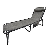 Fauteuil inclinable pliable, réglable en hauteur, siège de voiture, lit de repos, camping, chaise de repos, tissu pare-soleil, repose-pieds, lit de couchage