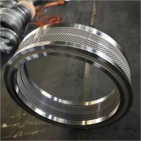 Anneau de roulement moteur en acier inoxydable de haute qualité X46Cr13 pour la production de granulés de biomasse, diamètre 6-10 mm, 1000-1500 kg/h