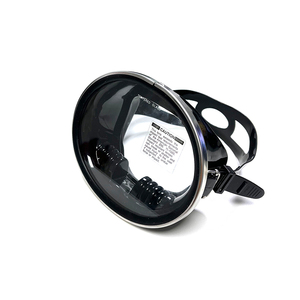 Masque ovale de chasse sous-marine commercial personnalisé masque de plongée sous-marine avec cadre en acier inoxydable large vue - Product Image 6