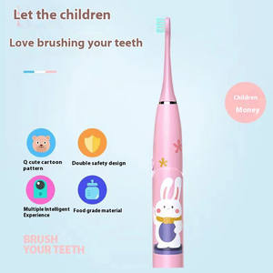 बच्चों के लिए थोक सोनिक इलेक्ट्रिक टूथब्रश नए डिजाइन के नेतृत्व में IPx7 वाटरप्रूफ डुपॉन्ट नरम ब्रिस्टल दांत स्मार्ट बच्चे - Product Image 3