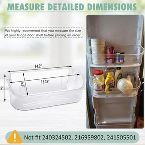 240356402 Étagère/panier de <span class=keywords><strong>porte</strong></span> de réfrigérateur électrique neuf de remplacement pour Frigidaire/Réfrigérateur à usage domestique - Product Image 4