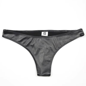 Tanga de látex sexy de talle bajo, micro tanga, lencería erótica, bragas con entrepierna en T, lencería para escenario, lencería sissy, tallas grandes - Product Image 2