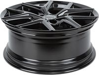Rines de Aleación Forjada de 18 Pulgadas, 5x112 5x114.3, de 1 Pieza, Negros, Multirradio, Ligeros, para Autos de Pasajeros